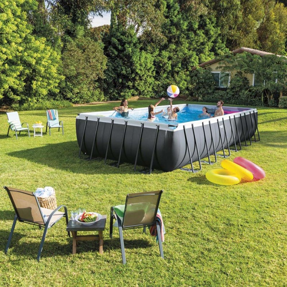 Fuori Intex Piscina Rettangolare Ultra Xtr Frame 732x366x132 Cm