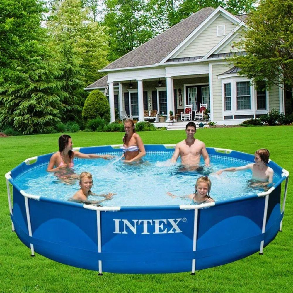 Intex Piscina Rotonda Frame 366x76 Cm