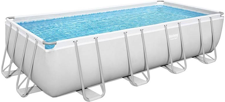 Fuori Bestway Piscina Power Steel Rettangolare Telaio Portante Cm.488x244x122h.