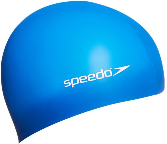 Speedo Plain Flat Silicone Cap Junior - cuffia da nuoto - bambini - Blue