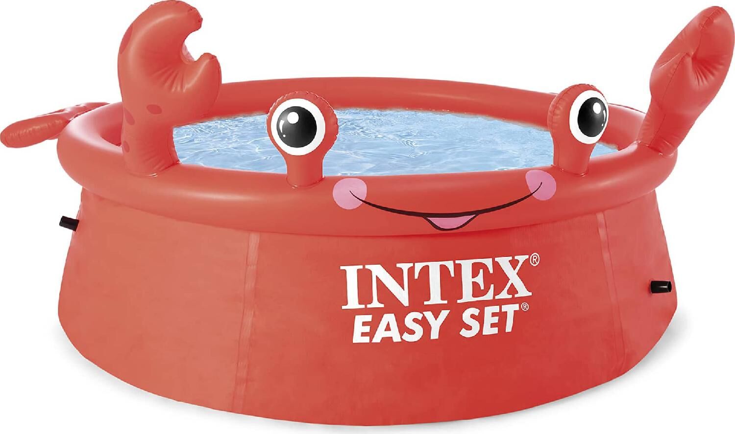 intex 26100np piscina fuori terra gonfiabile piscina esterna per bambini da giardino rotonda Ø 183x51 cm - 26100np crab easy set