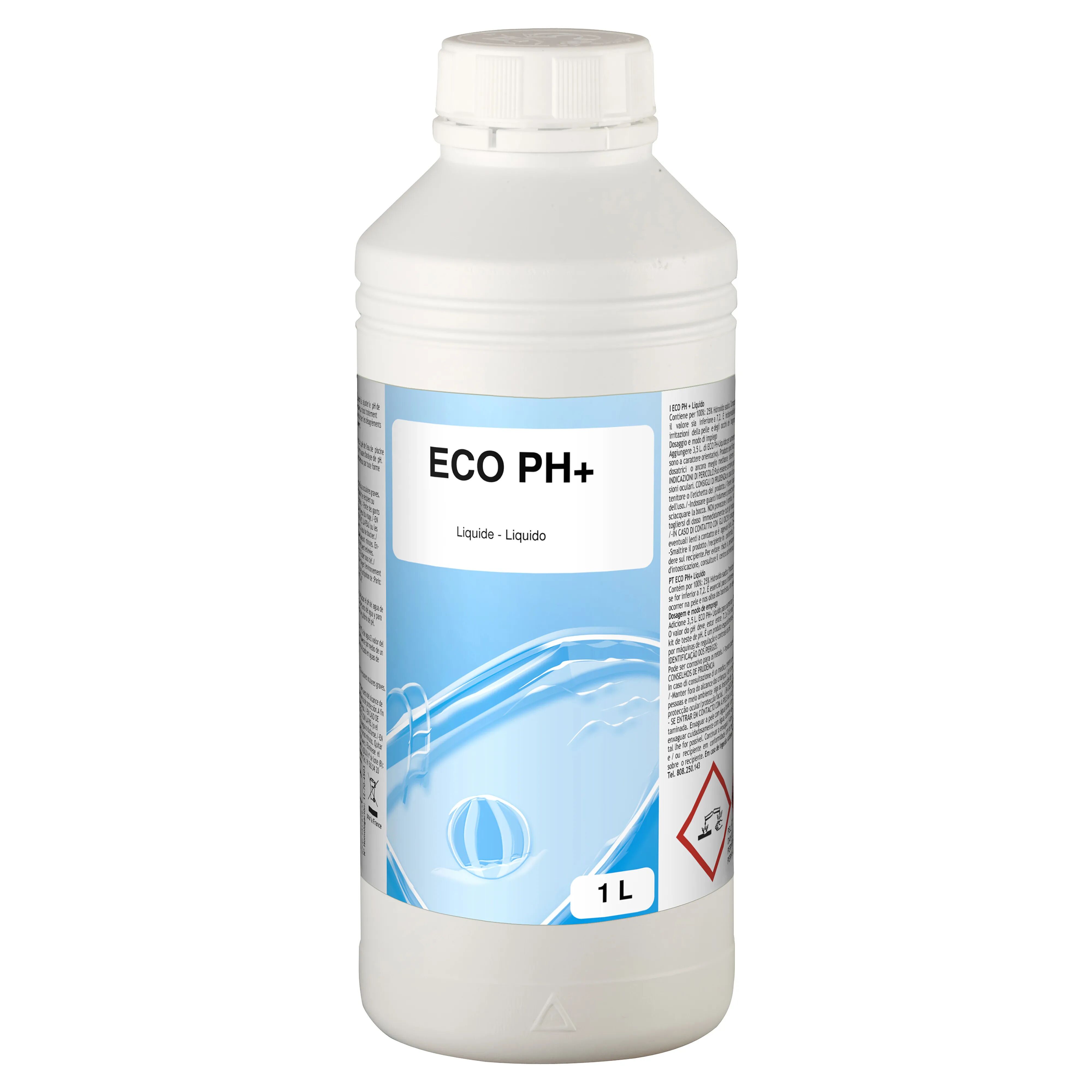 Gre' ELEVATORE DI PH ECO LIQUIDO 1 l PER PISCINE