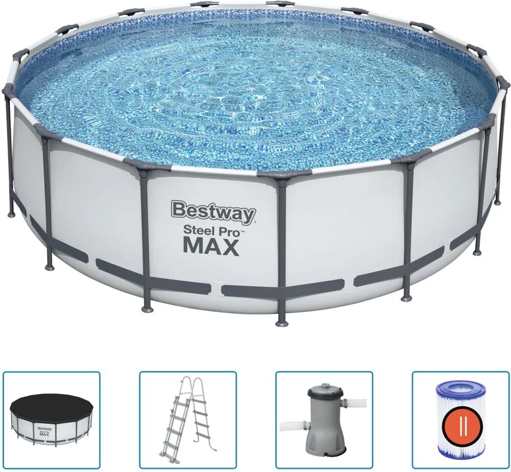 Bestway Zwembadset Steel Pro MAX rond 457x122 cm