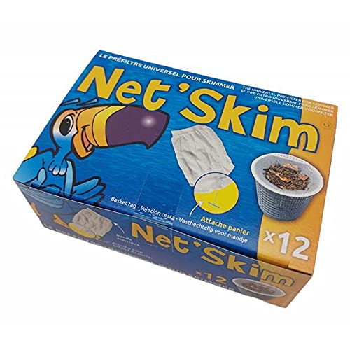NetSkimm Toucan NetSkim Universeel voorfilter voor skimmers, voor zwembaden en whirlpools, 12 stuks in de doos