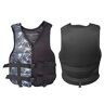 Awoyep Reddingsvest voor Volwassenen, Reddingsvest van Neopreen, Drijfvest voor Paddleboards, Verstelbaar Reddingsvest voor Kajakken, Varen, Surfen (Color : Black1, Size : XS)