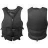 Awoyep Reddingsvest voor Volwassenen, Reddingsvest van Neopreen, Drijfvest voor Paddleboards, Verstelbaar Reddingsvest voor Kajakken, Varen, Surfen (Color : Black2, Size : XXL)