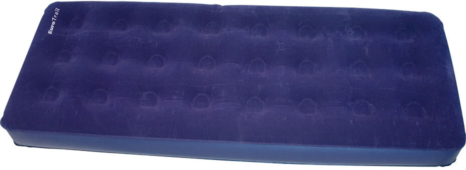 Eurotrail luchtbed Simple 190 x 74 x 22 cm flocked PVC navy - Navy