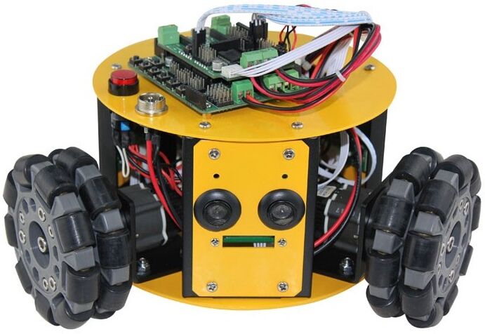 Nexus Robot 3WD 100mm Omni Wheel Mini Mobile Robot Kit - 10016