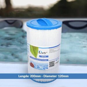 Darlly Spa Filter 25 Sq. Ft. Fingjenget, Vaskbart (Vita / Dreammaker)