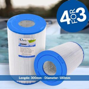 Darlly Spa Filter 44 Sq. Ft. U/ Gjenger, Vaskbart Sc767 (4pk - Spar 25%