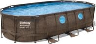 Bestway Power Steel Swim Vista II 549 x 274 x 122 cm m/pumpe, stige m.v.