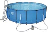 Bestway Steel Pro MAX Frame Pool 457 x 122cm m/filter pumpe, stige  M.V.