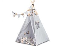 Toyz TOYZ TIPI tent - GRAY raccoons