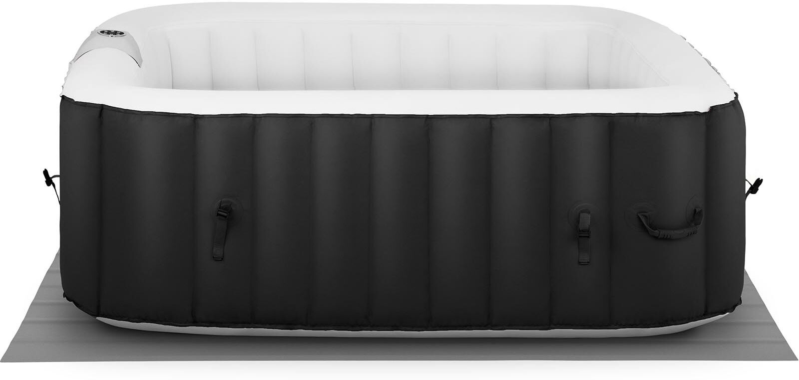 Uniprodo Oppblåsbar jacuzzi - 600 L - 4 personer - 100 dyser 10250469