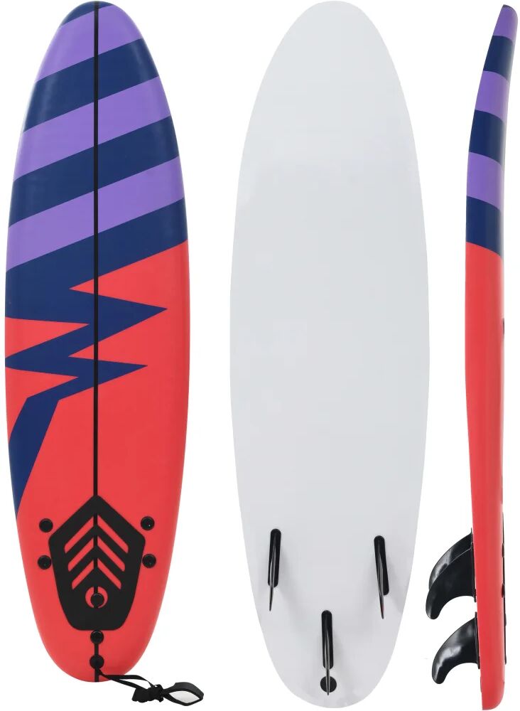 vidaXL Surfebrett 170 cm stripe