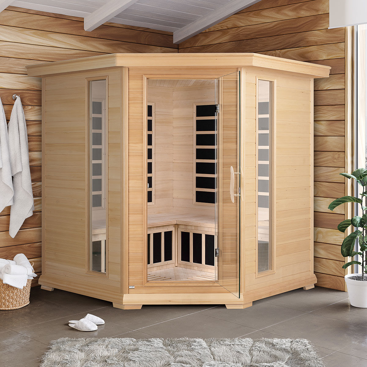 SparMax Helsinki Sauna Lys - 4 Personer