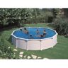 Gre Kit300Eco Piscina Acima Do Solo Piscina Redonda Redonda 7418 L Azul Branco