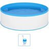 Vidaxl Piscina Splasher c/ skimmer suspenso e bomba 350x90cm branco