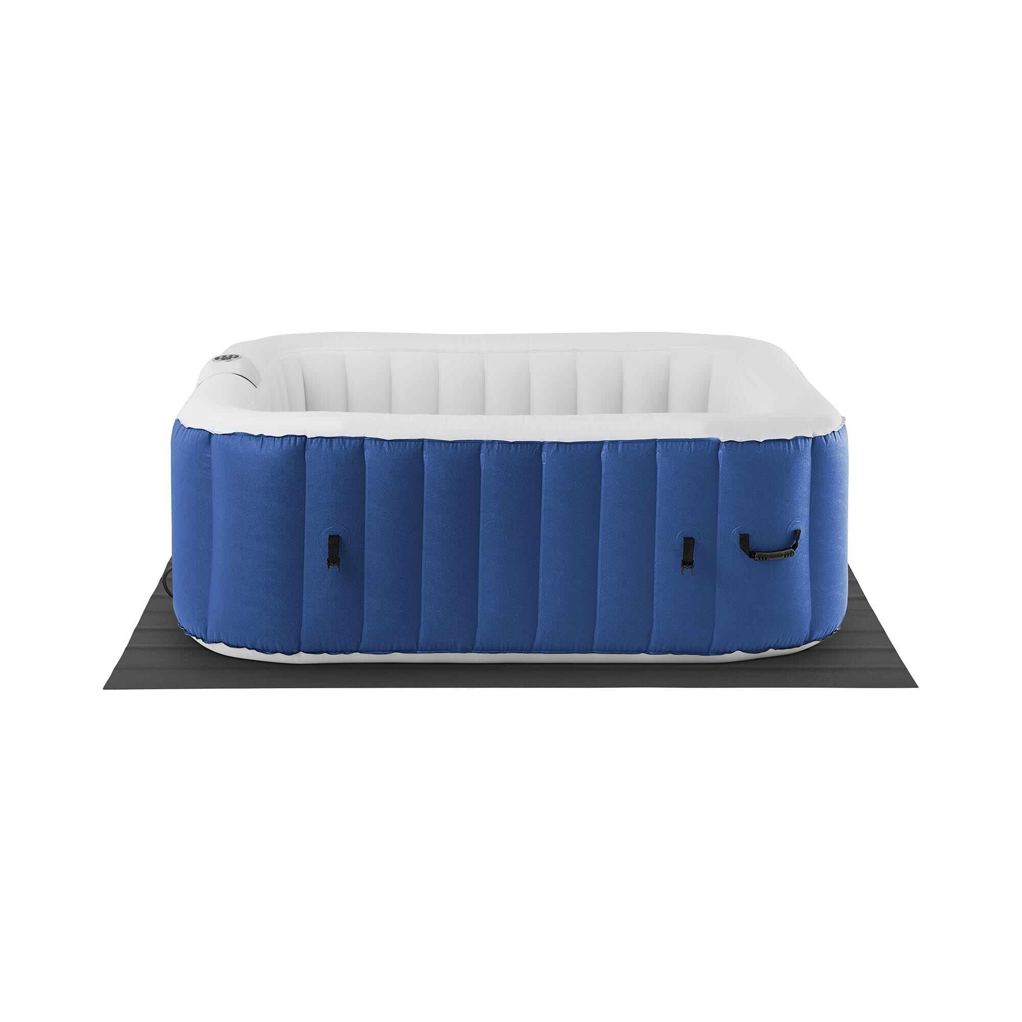 Uniprodo Jacuzzi de jardim - 900 l - 6 pessoas - 130 bocais - azul escuro e branco UNI_POOLS_19