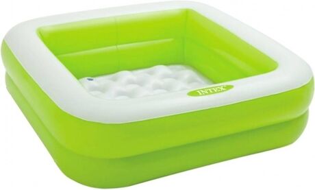 Intex Piscina Insuflável Verde (57L)