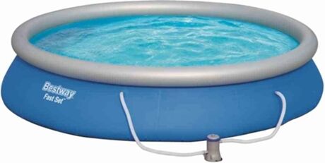 Bestway Conjunto de Piscina Fast Set (9677 L - Tritech - 457 x 84 cm)