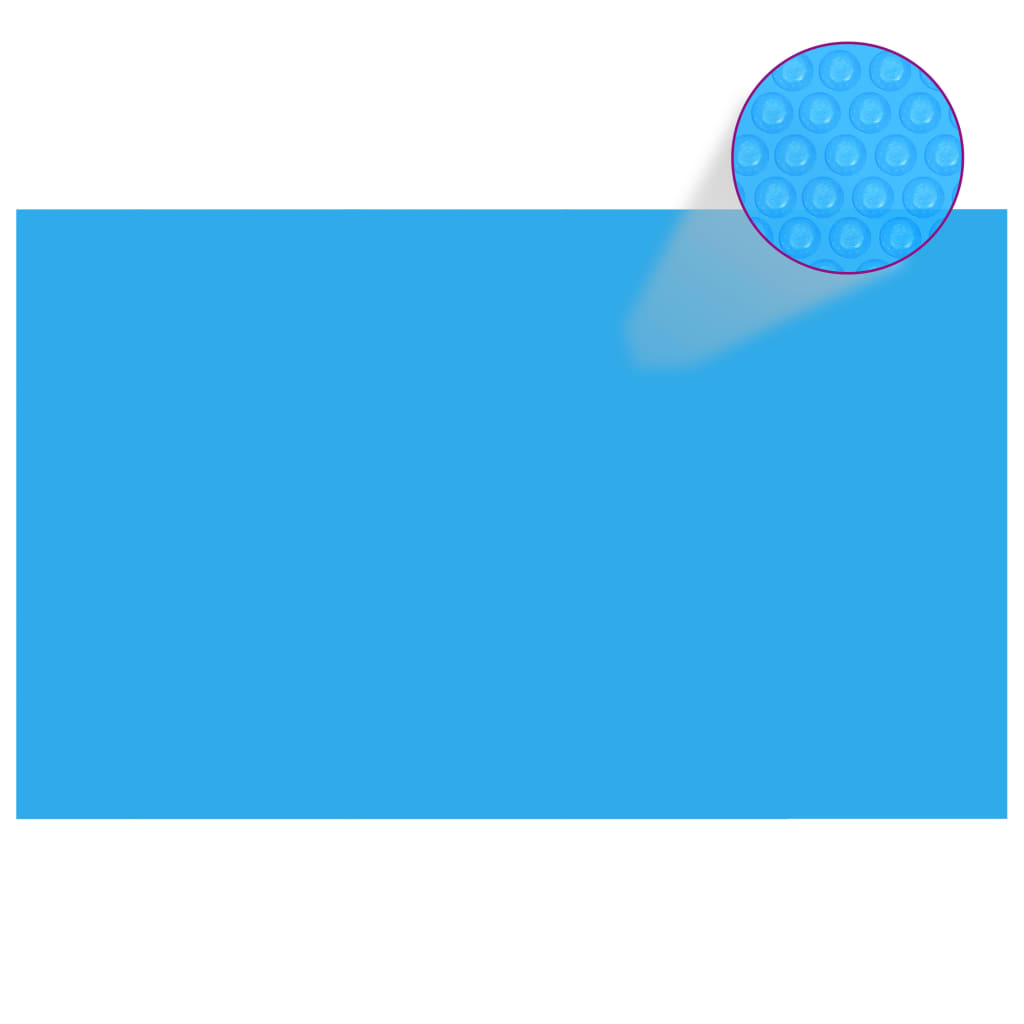 vidaXL Prelată pentru piscină dreptunghiulară, 260 x 160 cm, PE albastru