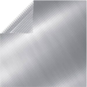 vidaXL Poolskydd silver 260x160 cm PE