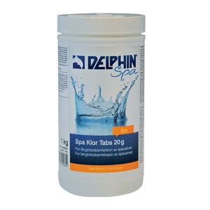 Delphin Spakemi Spa Klor Tabs 1 Kg, Långsamtlösande Klortabletter