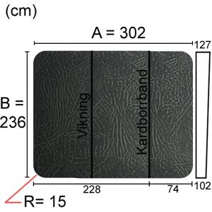 Kuben Spalock 302 X 236 R= 15cm, Hydropool 1038