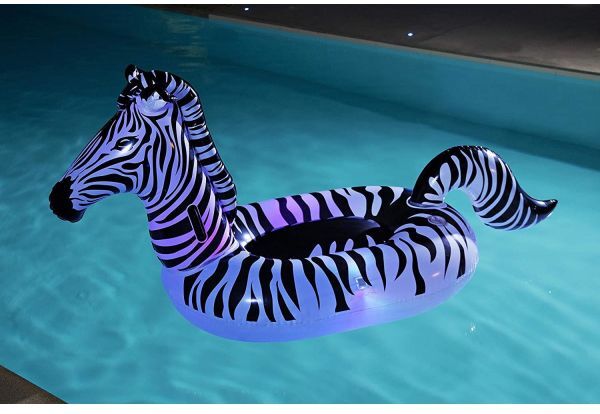 Bestway 41406 Flytleksak Zebra, 2,54 X 1,42 M, Pooler & Utebad