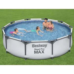 vidaXL Bestway Steel Pro MAX Swimming Pool Set 305x76 cm 76.0 H x 305.0 W x 305.0 D cm
