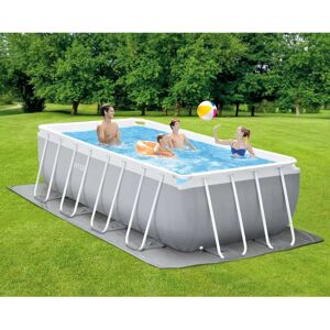 VidaXL Steel Hard Sided Pool 122.0 H x 200.0 W x 400.0 D cm