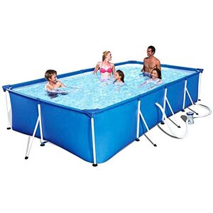 XANAYXWJ Outdoor Family Inflatable Swimming Pool for Garden Fun - Easy Setup, Filter Pump Included (Dimensions: 4.0m x 2.11m x 81cm)