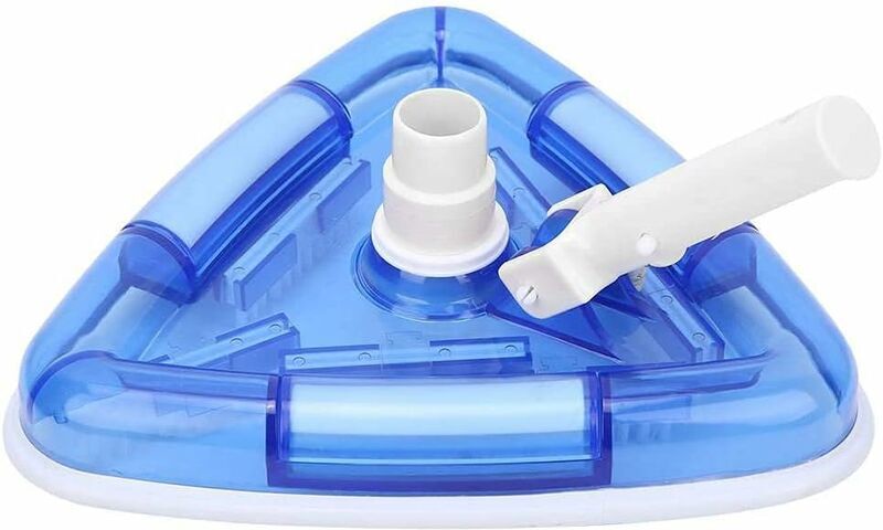 HIASDFLS Swimming Pool Suction Head Transparent Triangle Vacuum Cleaner Floor Head With Brush Hose Interface Clean Dirty Swimming Pool Diving Pool