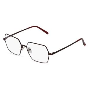 Fielmann ROW Fielmann BD 459 FA Damen-Brille inkl. Gläser Vollrand Achteckig Edelstahl-Gestell 53mm/15mm/135mm, lila