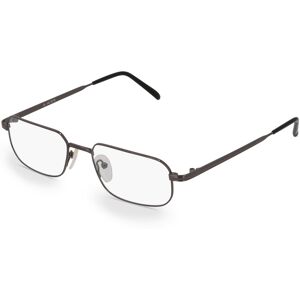 Fielmann ROW Fielmann MC 312 TR Herren-Brille inkl. Gläser Vollrand Eckig Metall-Gestell 51mm/17mm/135mm, grau