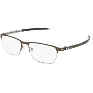 Luxottica Oakley OX5099 Herren-Brille inkl. Gläser Nylor Eckig Metall-Gestell 53mm/18mm/135mm, braun