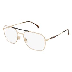 Safilo Carrera 290 Herren-Brille inkl. Gläser Vollrand Pilot Metall-Gestell 56mm/18mm/150mm, Schwarz