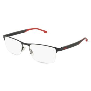 Safilo Carrera 8864 Herren-Brille inkl. Gläser Vollrand Eckig Metall-Gestell 55mm/19mm/145mm, schwarz
