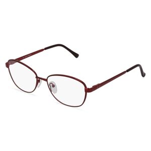 Fielmann ROW Fielmann MC 471 FLEX CL Damen-Brille inkl. Gläser Vollrand Butterfly Edelstahl-Gestell 53mm/16mm/130mm, rot