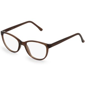 Fielmann ROW Fielmann MC 518 CL Damen-Brille inkl. Gläser Vollrand Butterfly Propionat-Gestell 50mm/18mm/140mm, braun