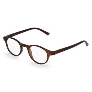 Fielmann ROW Fielmann INTER 2158 CL Herren-Brille inkl. Gläser Vollrand Panto Propionat-Gestell 45mm/22mm/140mm, braun