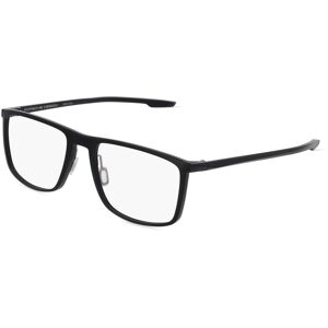 De Rigo Porsche Design 8738 Unisex-Brille inkl. Gläser Vollrand Rechteckig Kunststoff-Gestell 56mm/19mm/145mm, schwarz