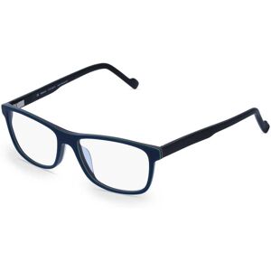 Fielmann ROW Fielmann 2172 FLEX CL Herren-Brille inkl. Gläser Vollrand Eckig Acetat-Gestell 54mm/16mm/145mm, blau