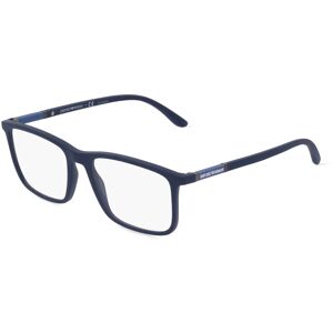 Luxottica Emporio Armani EA3181 Herren-Brille inkl. Gläser Vollrand Rechteckig Kunststoff-Gestell 54mm/18mm/145mm, blau