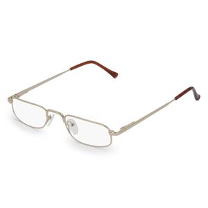 Fielmann ROW Fielmann MC 254 FLEX TR Herren-Brille inkl. Gläser Vollrand Schmal Metall-Gestell 49mm/21mm/145mm, gold