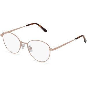 Fielmann ROW Fielmann BE 011 FA Damen-Brille inkl. Gläser Vollrand Panto Edelstahl-Gestell 49mm/18mm/135mm, gold