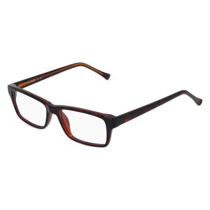 Fielmann ROW Fielmann MC 608 CL Herren-Brille inkl. Gläser Vollrand Eckig Propionat-Gestell 52mm/15mm/140mm, braun