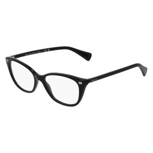 Luxottica Ralph RA7146 Damen-Brille inkl. Gläser Vollrand Cateye Acetat-Gestell 51mm/17mm/145mm, schwarz