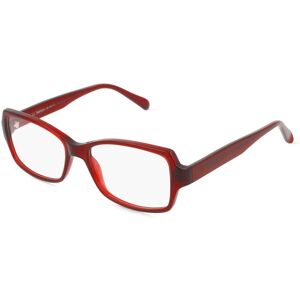 Fielmann ROW Fielmann BD 543 CL Damen-Brille inkl. Gläser Vollrand Eckig Propionat-Gestell 53mm/16mm/140mm, rot